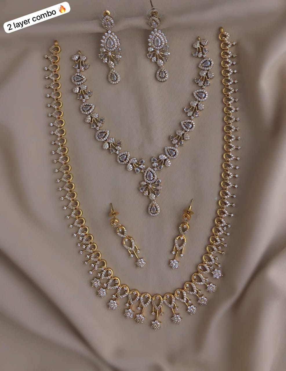 Pinch and Kundan Set