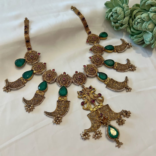 Vintage Vibe Moti Necklace Set