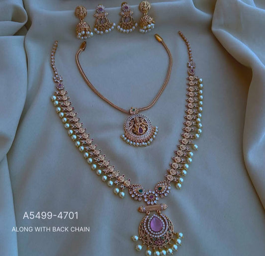 Floral Gold Bridal Set