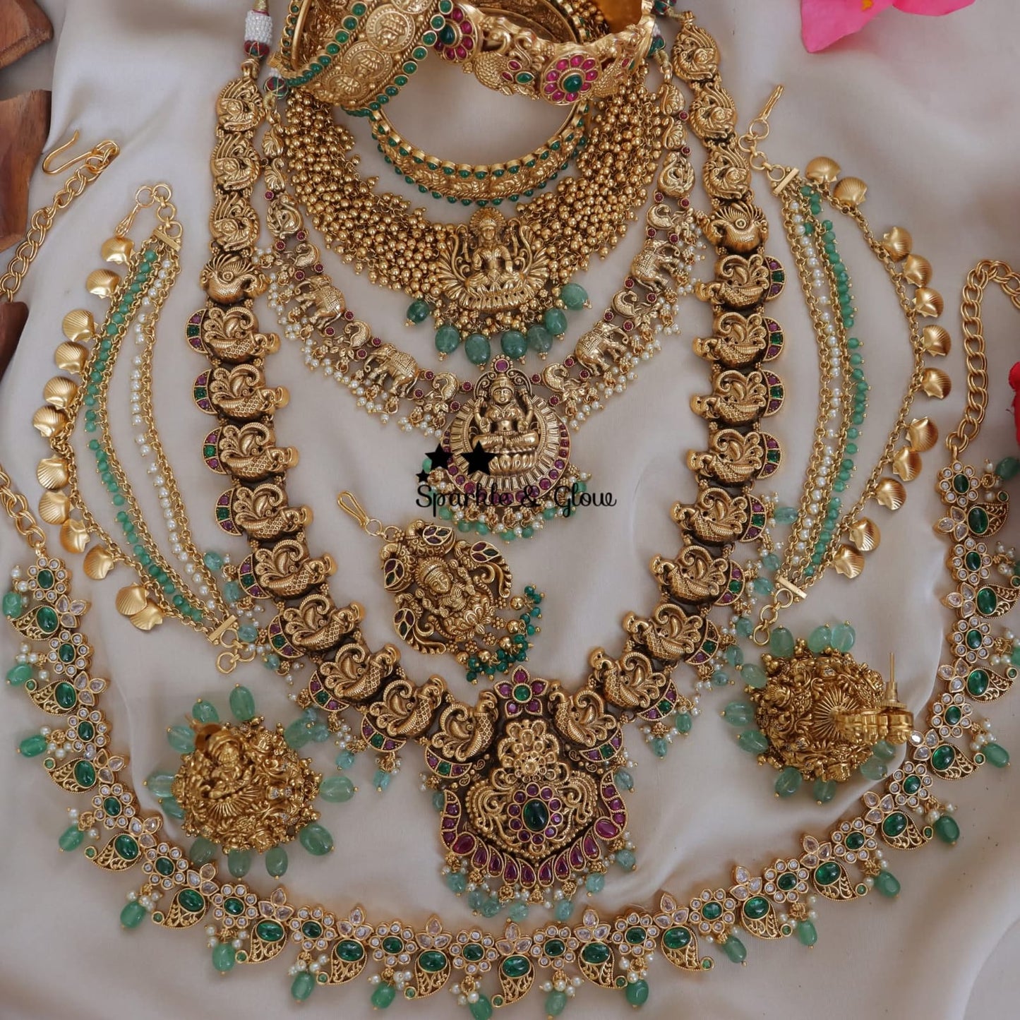 Elegant Pearl Bridal Set