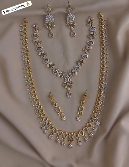 Pinch and Kundan Set