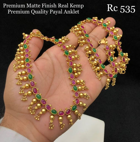 Ziva South Lady Kemp Stone Anklets Set
