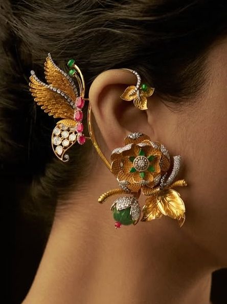 Shree Valli Gold Shine and Pure Look Ear Set