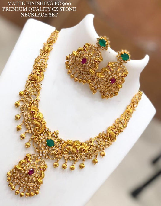 Krutika Golden Look Necklace For You